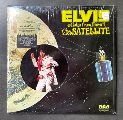 2 LP Elvis Presley - Aloha From Hawaii - US RCA Saturn Sticker - shrink