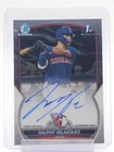 RALPHY VELAZQUEZ 2023 BOWMAN CHROME DRAFT 1ST AUTO #CDA-RV GUARDIANS Q0088