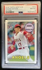 2018 Topps Heritage Shohei Ohtani RC Rookie SP VAR #600b Angels PSA 8