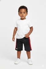 Adidas Toddler Boys Fusion Shorts in Black/Red, Different Sizes