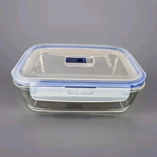 Luminarc Pure Box Active Glass Food Storage Container (Rect, 5 cups/1220ml)