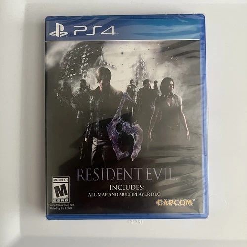 Resident Evil 6 PS4 Playstation 4 NEW SEALED BLUE CASE US EDITION