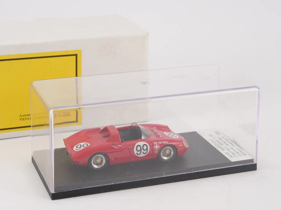 Modello MG 1/43 N° MG 90/B Ferrari 250 LM Spyder Heine Walter 1965 In Scatola - Immagine 4 di 4