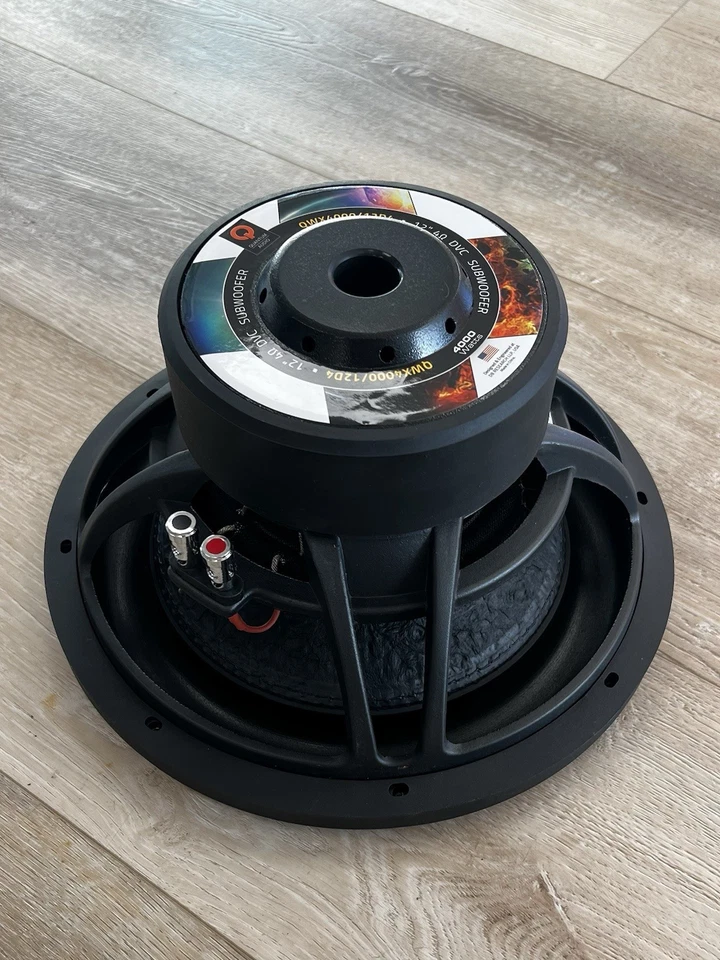OWX4000|1204 Quantum 12 Subwoofer, QWX4000/12D4 : 12" Dual 4-Ohm Subwoofer! - Image 4 of 4