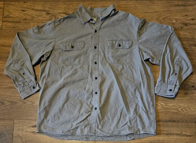 Red Head Shirt Adult 2XL Tan Duck Canvas Workwear Outdoors Barn Chore Mens