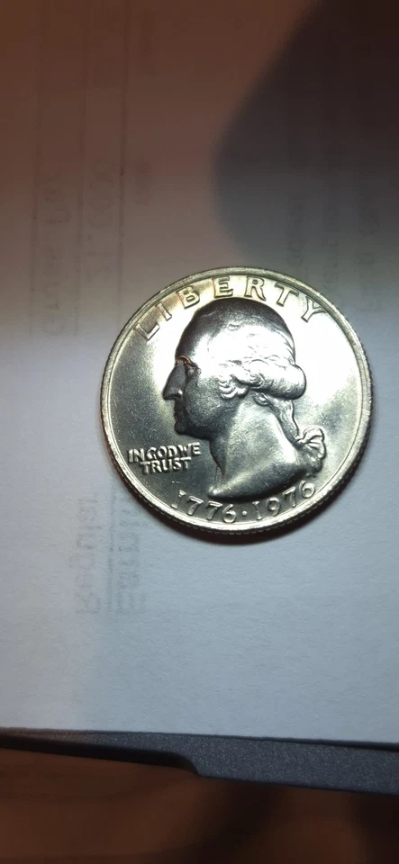 Rare! near perfect! 1976 Bicentenial Quarter No Mint Error and in Cod we trust. - Image 2 of 4