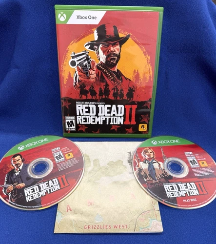Red Dead Redemption 2 Xbox One Complete With Map And Both Discs SHIPS FREE!