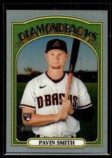 Pavin Smith 2021 Topps Heritage Chrome Refractor Rookie Card /572 #570. rookie card picture