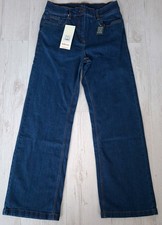Cotton Traders Ladies Wide leg Jeans 29"  Stonewash Blue UK10 BNWT 