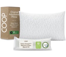 Coop Home Goods Original Adjustable Pillow, Queen Size Bed Pillows for Sleeping,