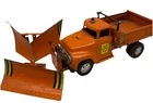 SCARCE VINTAGE 1957 Tonka Toys 3-in-1 Hi-Way Service Truck WITH ATTACHMENTS