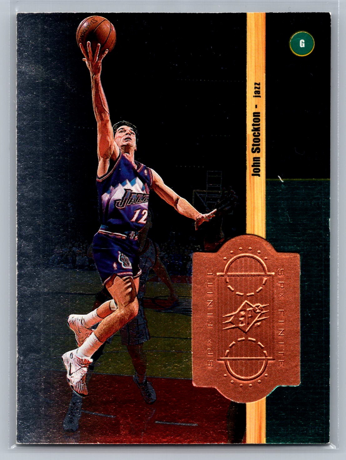 John Stockton 1998-99 SPx Finite /10000 #45
