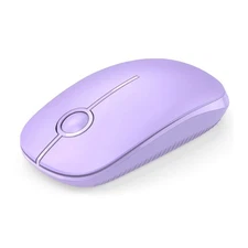 Purple Vssoplor Wireless Mouse, 2.4G Slim Portable Computer Laptop Mouse