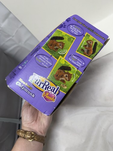 NRFB FurReal Friends Newborn Chipmunk Interactive Pet Baby 2009 Hasbro Tiger - Picture 11 of 11