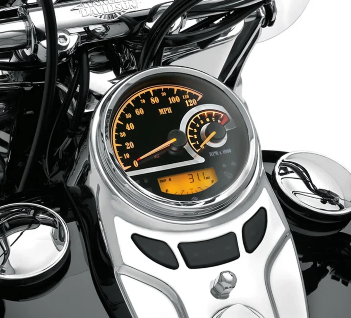Harley-Davidson Motorcycle Instruments and Gauges for Harley