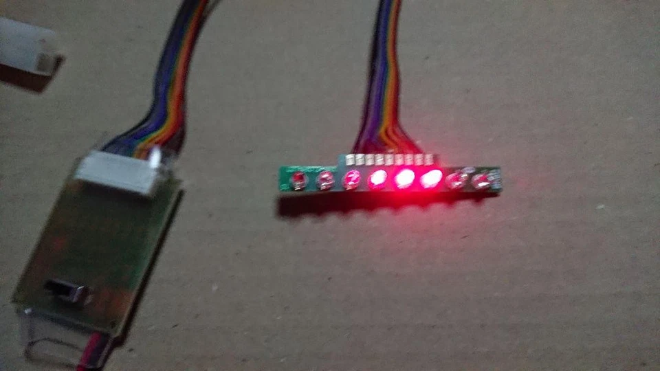 Knight Rider Led Front Scanner Set Red Rc Car Upgrade Part Programmable Light - Image 4 of 4