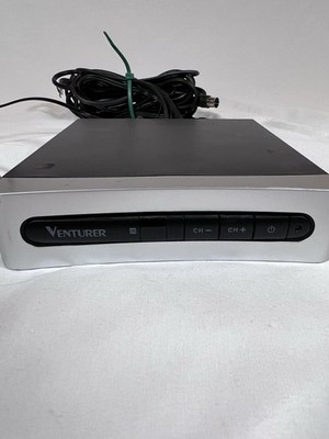 Venturer Analog TV Converter Box Model STB7766G No Remote W/ AV Cables