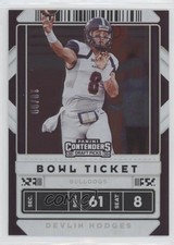 2020 Panini Contenders Draft Picks Bowl Ticket 10/99 Devlin Hodges #33 4r3