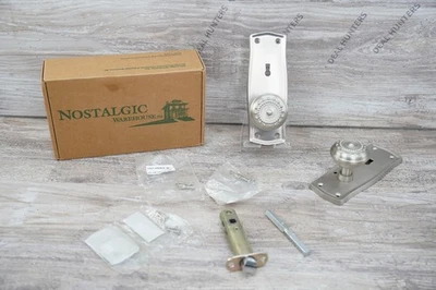 Nostalgic Warehouse - Prairie Plate with Keyhole Privacy Meadows Door Knob - Image 1 of 4