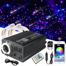 Twinkle Meteor Car Home Headliner Star Light Ceiling RBGW Light 750X Fiber Optic
