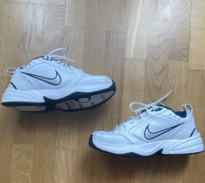 Nike Herren Sneaker Air Monarch EU 40,5 weiß/blau/schwarz 415445-102
