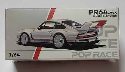 Pop Race Porsche Singer DLS Turbo SCALE 1:64 PR64-226 Modellauto Sammlermodell
