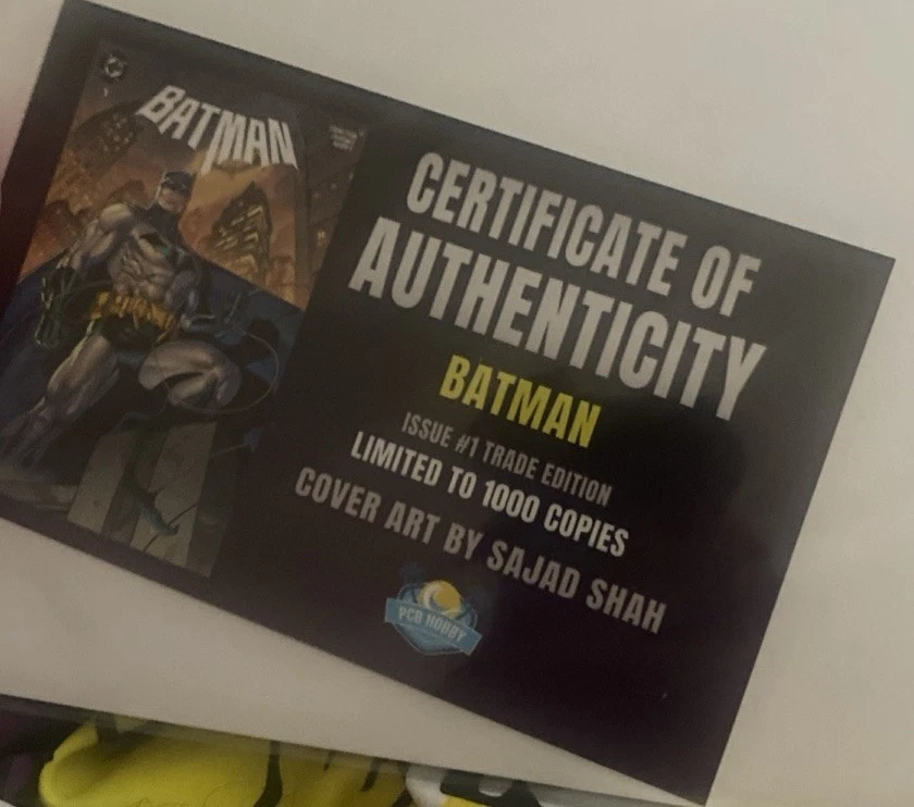 10/09/2025 #1 BATMAN SHAJAD SHAH TRADE NYCC EXCLUSIVE LIMITED TO 1,000 W/ COA - Image 2 of 4