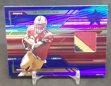 2005 Leaf Rookies & Stars Longevity #262 Frank Gore Rc Patch 09/75