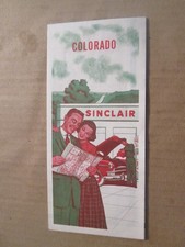 Sinclair Highway Road Map of Colorado 1953
