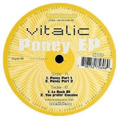 Vitalize Poney EP Vinyl Maxi-Single Electro 4 Tracks