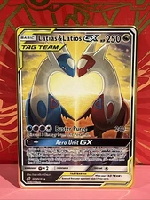 Pokemon Inspired Metal Card Latias&Latios GX HP250  For Gift / Display