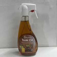 500ml Bird Brand Teak Oil Spray Timber Wooden Furniture Treatment Low Sheen 25.98 per litre