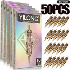 50PCS Mixed Tattoo Needle Cartridge Pack Individually Sealed 316 Stainless Steel