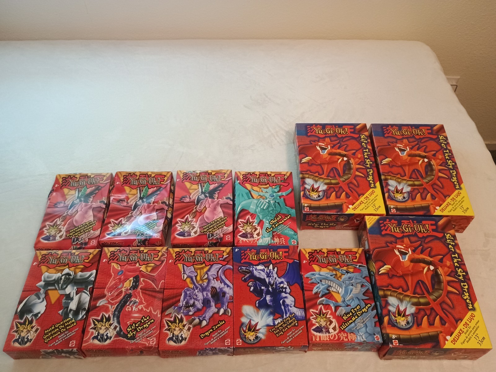 Yu-Gi-Oh Model Kit Figures Lot:  Slifer The Sky Dragon And More