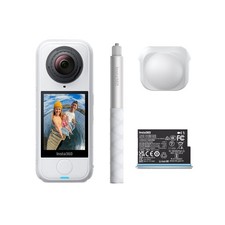 Insta360 X4 Air Starter Kit Graphite White - Lightweight 165G 8K 360-Degree P 