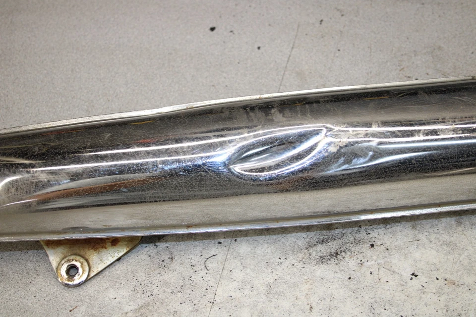 Honda CB160 1965 Sport silenciador de escape derecho tubo silenciador 2757, ABQ Foto 4 de 4