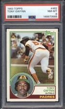 1983 Topps Baseball Tony Gwynn ROOKIE #482 PSA 8 PADRES NM-MT HOF