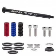 Minoura Universal Thru Axle Rack Mount Rear 12x142/148 Black