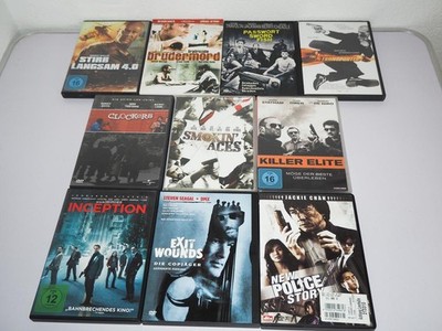 10 DVD Thriller Sammlung - Smokin Aces, Killer Elite u.a. [GUT]