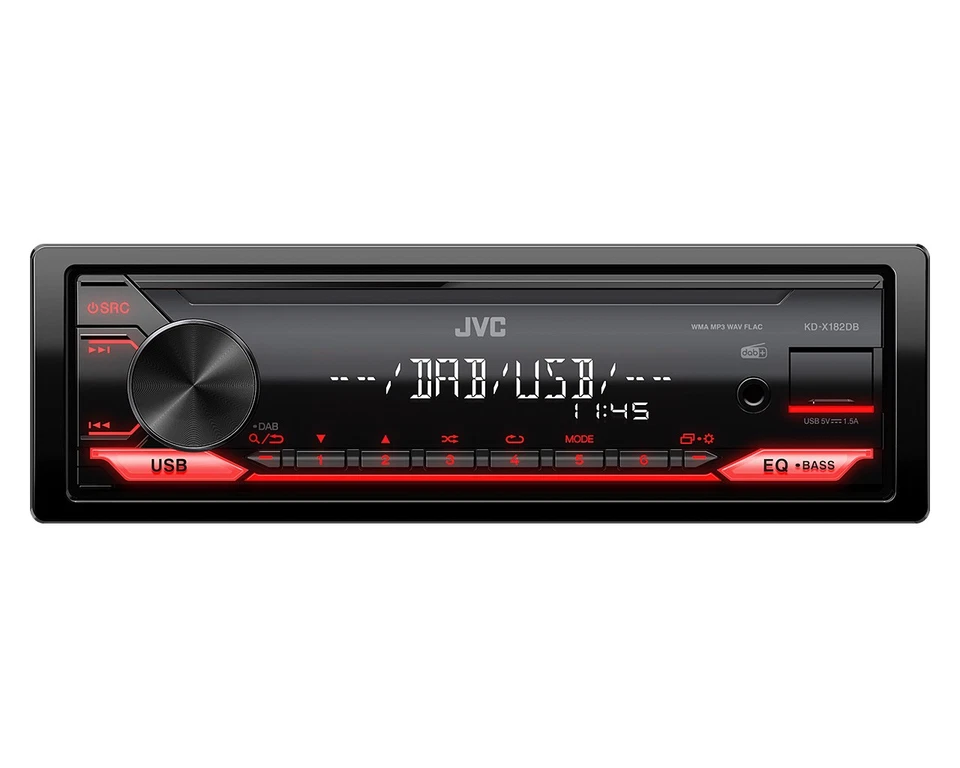 JVC KD-X182DB Auto Radioset für LKW/Truck/Bus/24 Volt/24V - Bild 4 von 4
