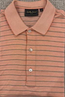 Bobby Jones Collection Men s Golf Polo Shirt | Coral Salmon | Men s M | NWOT