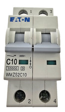Eaton WMZS2C10 10A Mini Circuit Breaker 277/480VAC 48VDC 2-Pole