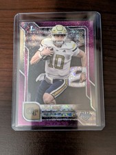 Haynes King 2025 Bowman Chrome U 1st Fuchsia Mini-Diamond #d /225 Georgia Tech