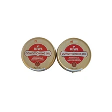 KIWI Conditioning Oil Nourishes & Waterproofs Smooth Leather Set of 2 74g