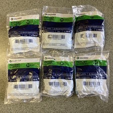 Halyard 48678 - Patient Slippers Medium, Light Blue, Double Thread, Lot Of 6