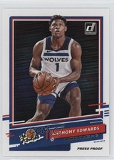 2020-21 Panini Donruss The Rookies Press Proof Anthony Edwards #2 0pe0