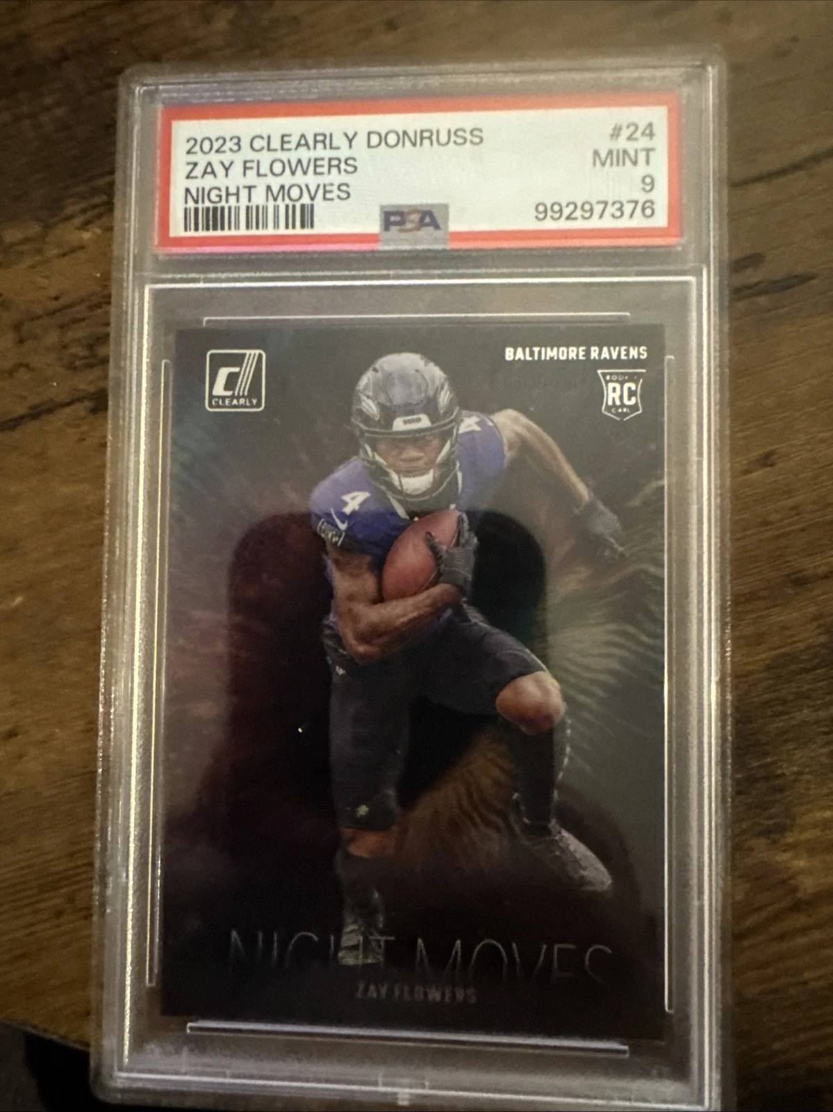 Zay Flowers Panini Clearly Donruss Night Moves #24 Base