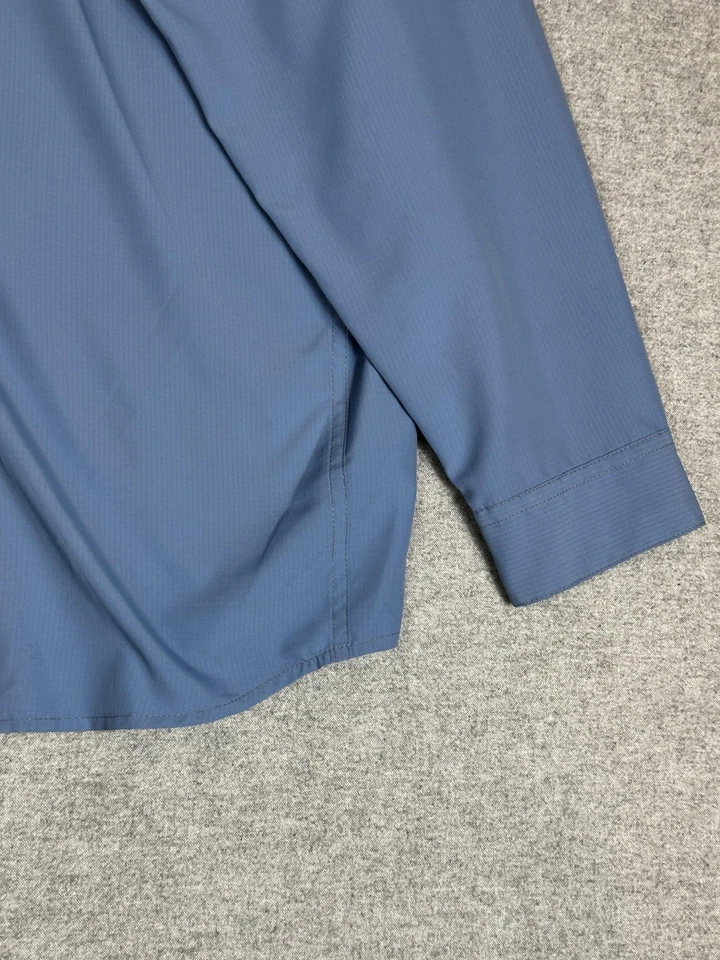 Patagonia Shirt Mens Large Blue Long Sleeve Fishing Vented Back Ripstop STY54259 - Image 4 of 4