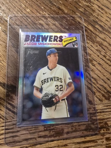 Jacob Misiorowski [Refractor Chrome] #144 2026 Topps Heritage card