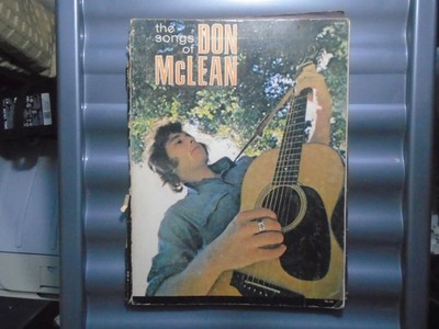 The Songs of Don McLean Vintage Liederbuch Worte und Musik 1972